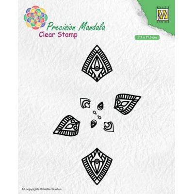 Nellies Choice Precision Mandala Clear Stamp - Mandala 1